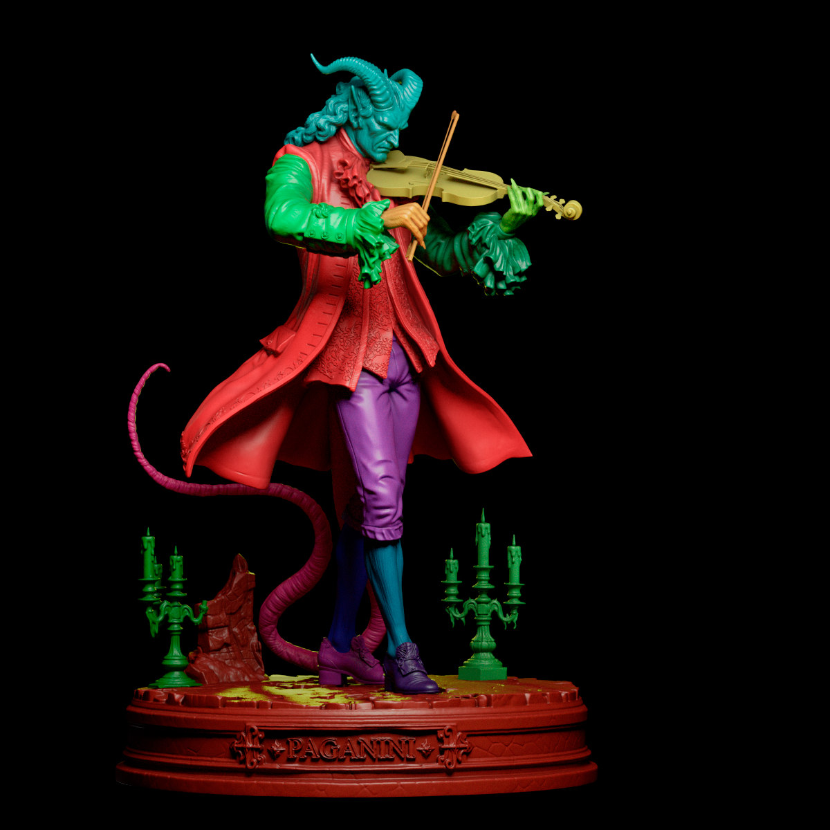 Paganini Statue 3D-Printed Kit