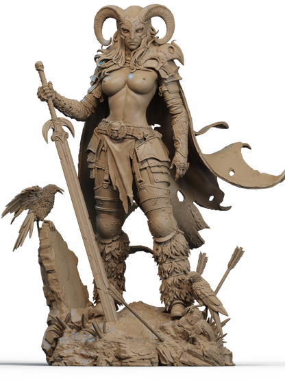 Warrior Of The North Statue 3D-Printed Kit