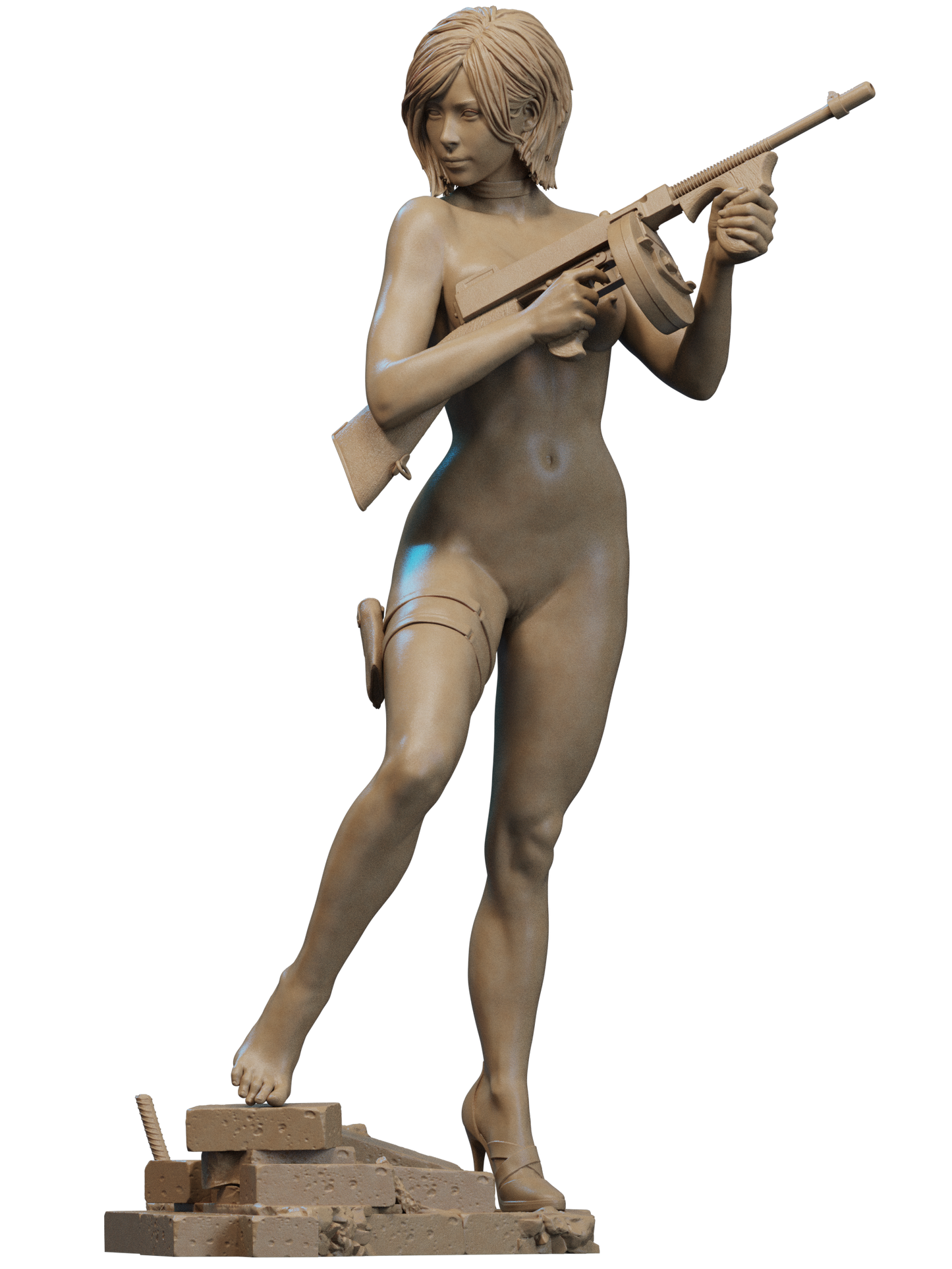 Ada Wong Statue 3D-Printed Kit