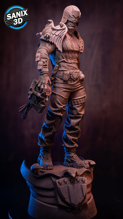 Judge Dredd Statue