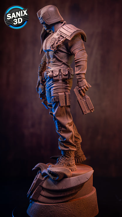 Judge Dredd Statue