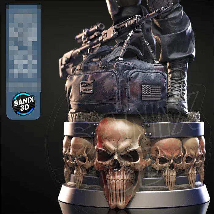 The Punisher Statue