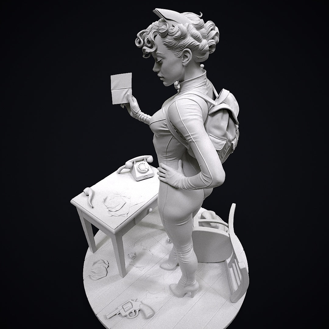 Catwoman Statue 3D-Printed Kit