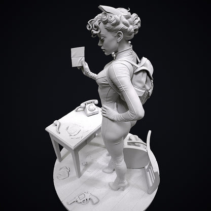 Catwoman Statue 3D-Printed Kit