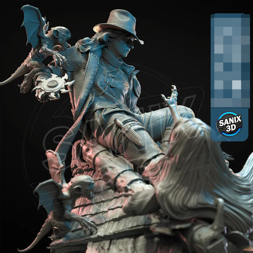 Van Helsing Statue