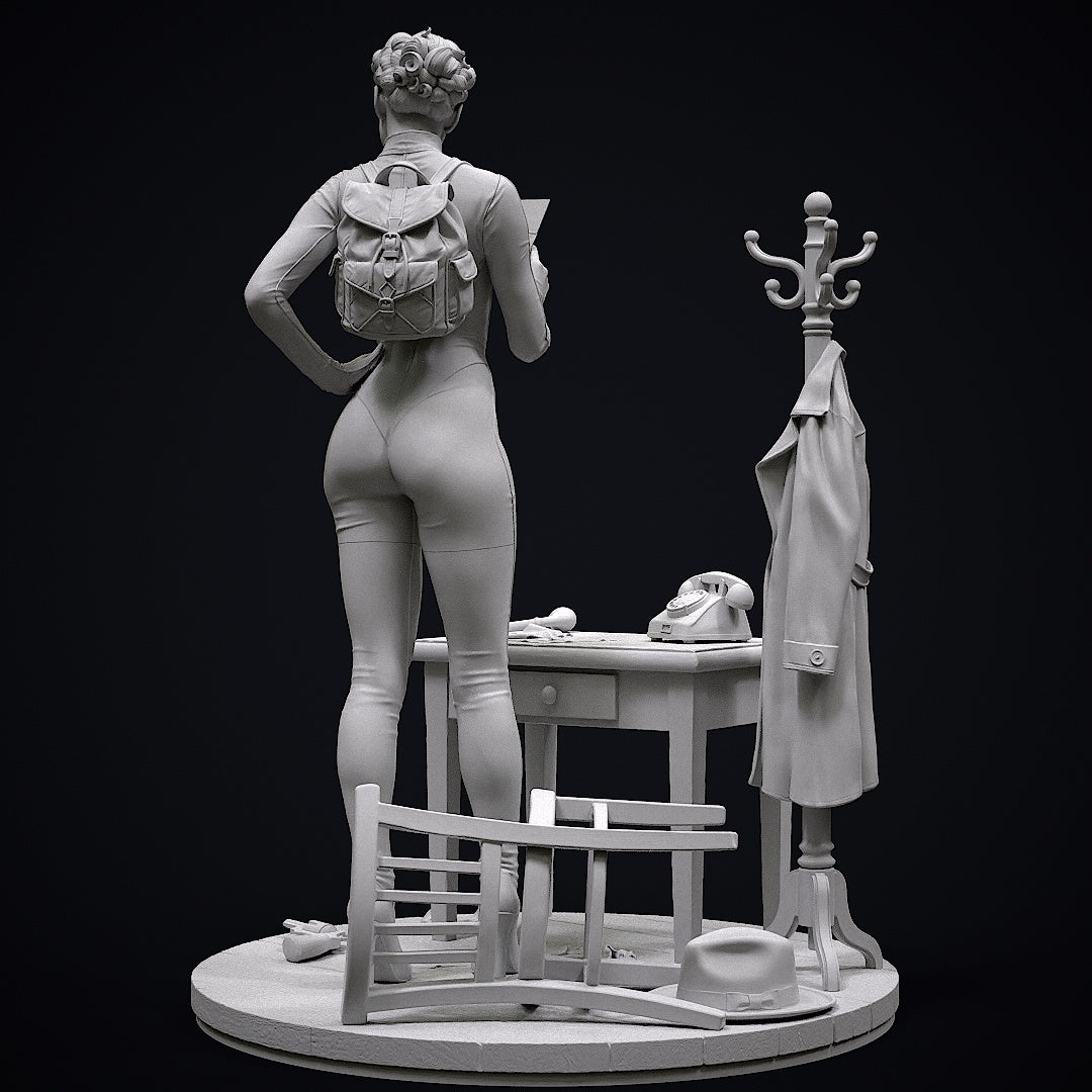 Catwoman Statue 3D-Printed Kit
