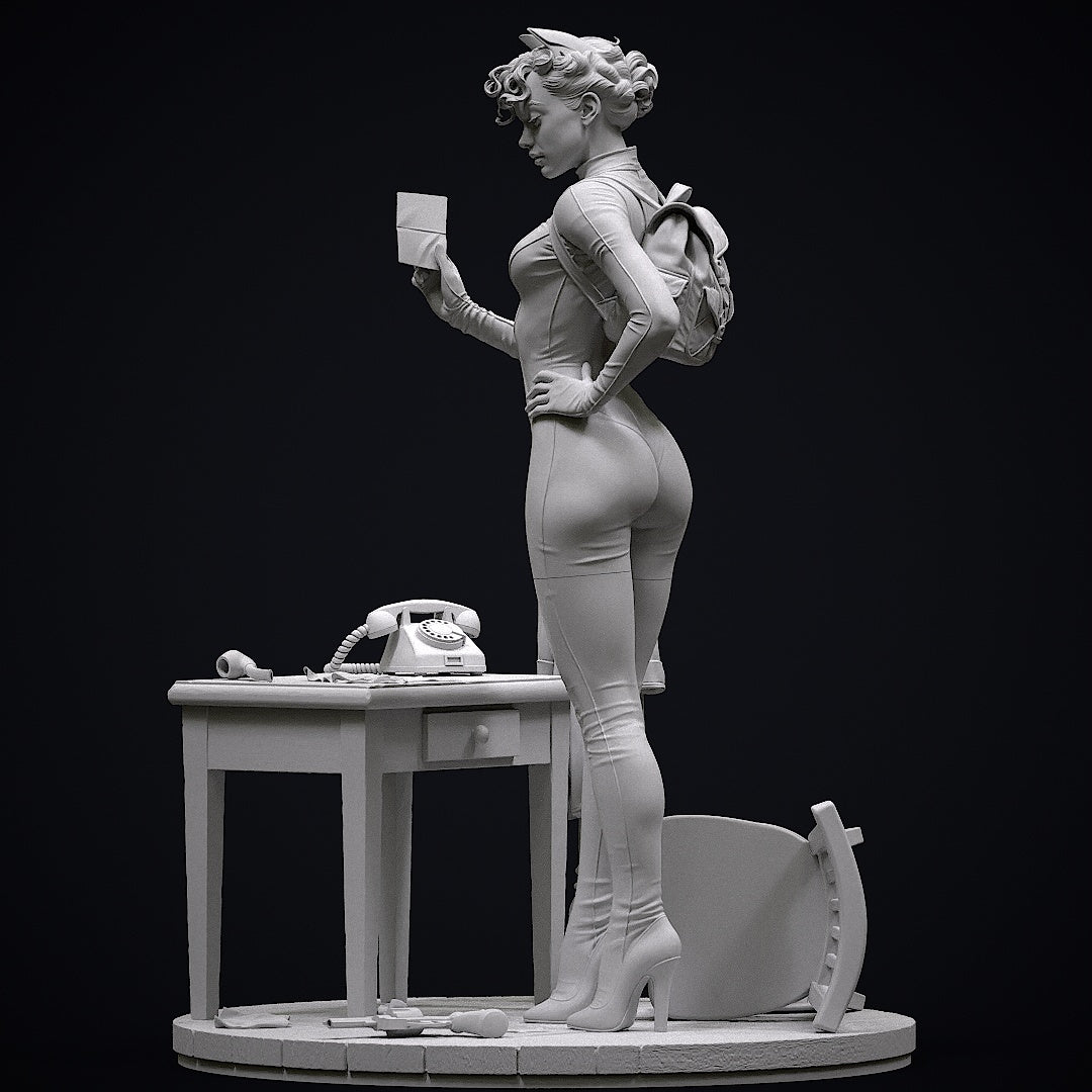 Catwoman Statue 3D-Printed Kit