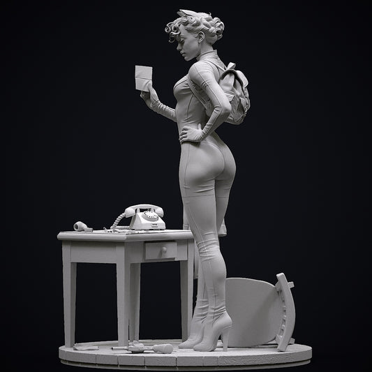 Catwoman Statue 3D-Printed Kit