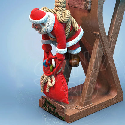 Santa & Grinch Statue