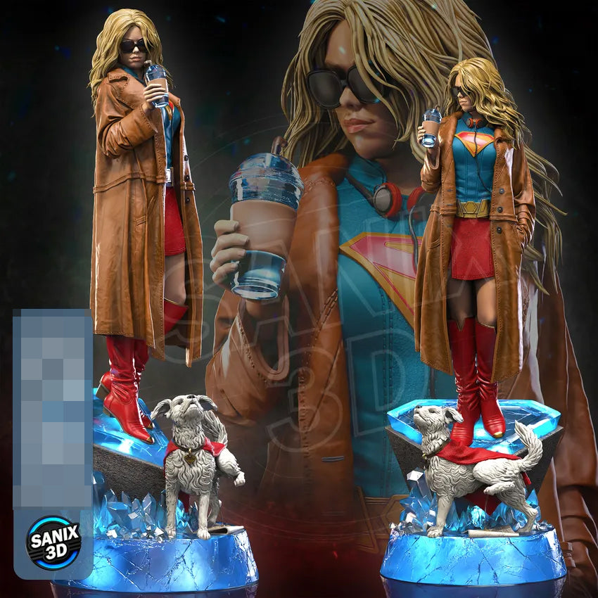 Supergirl Statue