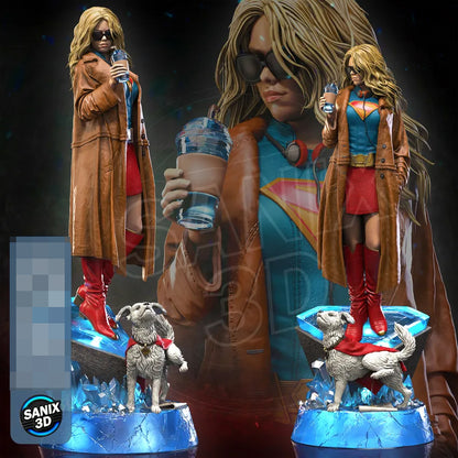 Supergirl Statue