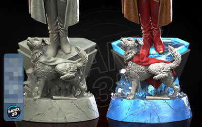 Supergirl Statue