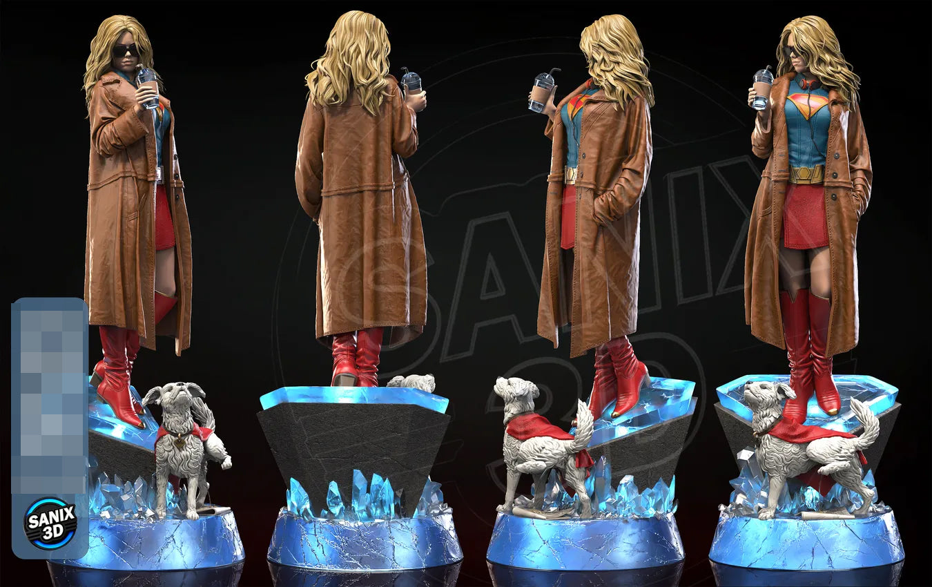 Supergirl Statue