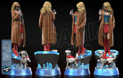 Supergirl Statue