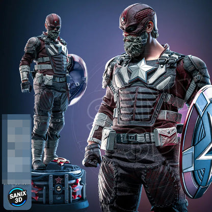 Red Guardian Statue 3D-Printed Kit