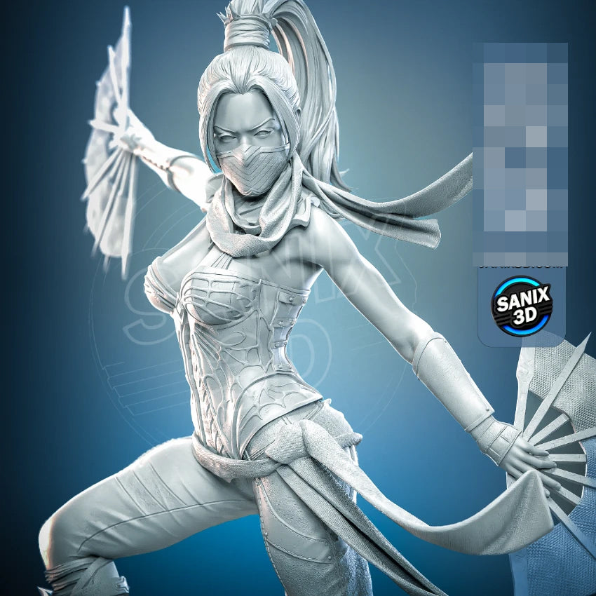 Kitana (MK) Statue 3D-Printed Kit