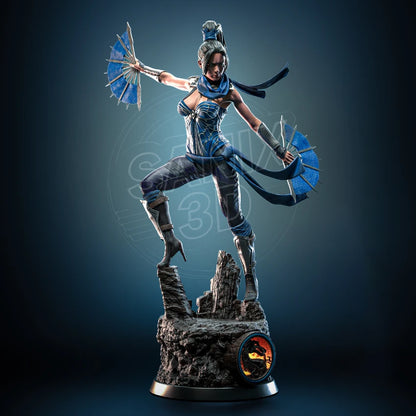 Kitana (MK) Statue 3D-Printed Kit