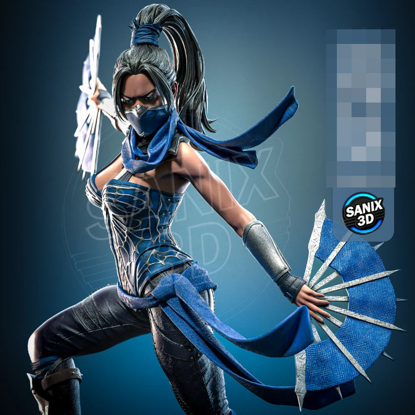 Kitana (MK) Statue 3D-Printed Kit