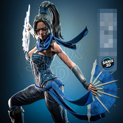 Kitana (MK) Statue 3D-Printed Kit