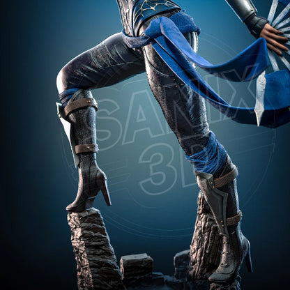 Kitana (MK) Statue 3D-Printed Kit