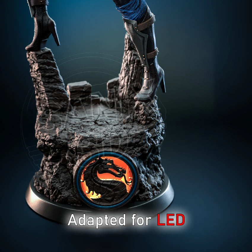 Kitana (MK) Statue 3D-Printed Kit