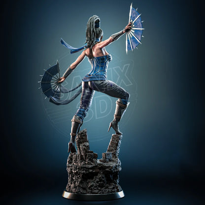 Kitana (MK) Statue 3D-Printed Kit