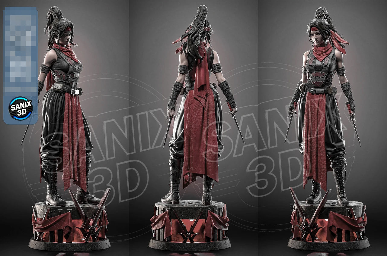 Elektra (Assassin) Statue 3D-Printed Kit