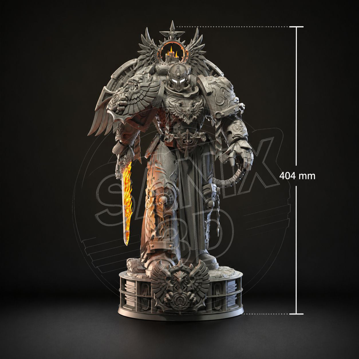 Imperator / Avenging Crusader Statue 3D-Printed Kit