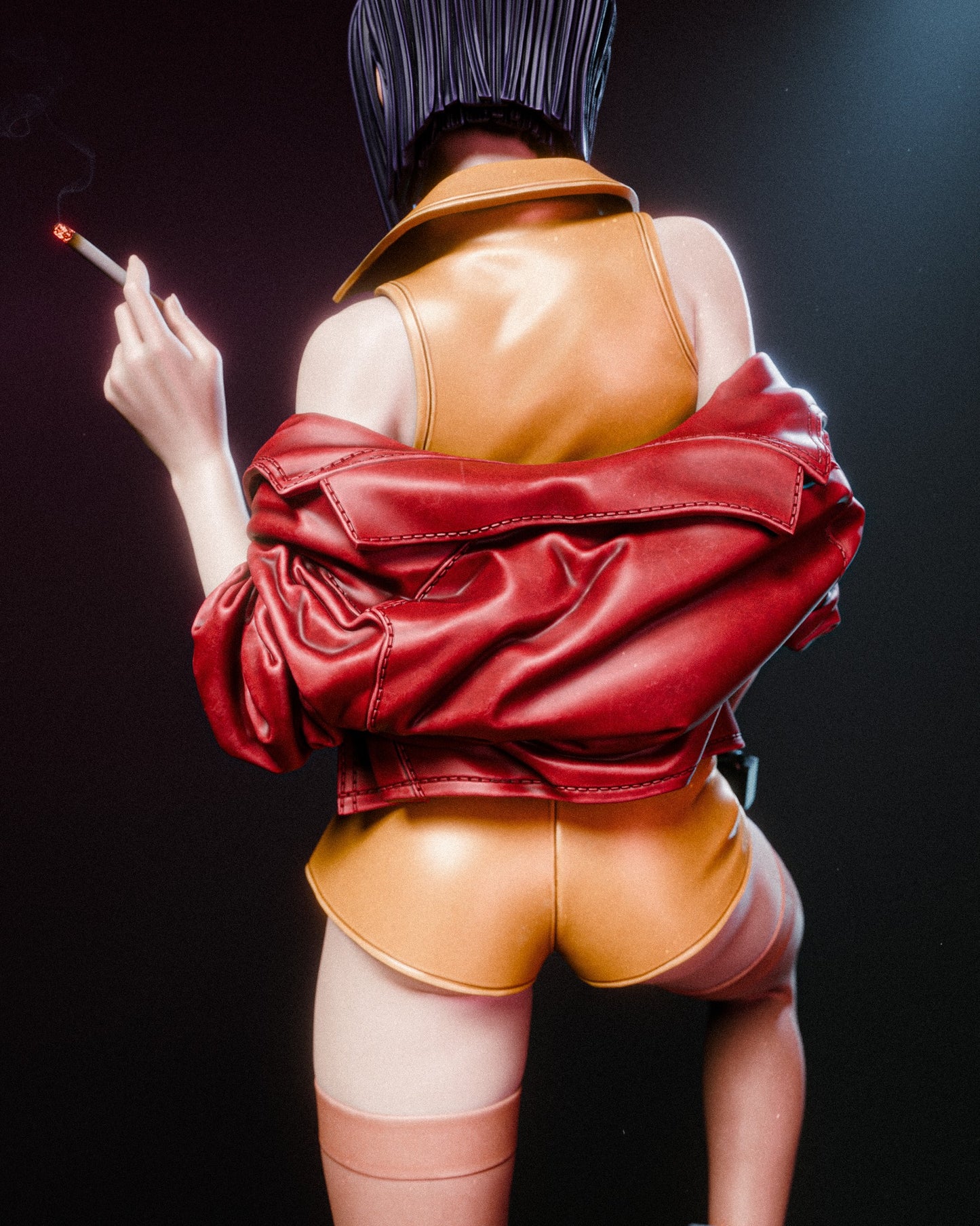Faye Valentine Statue 3D-Printed Kit