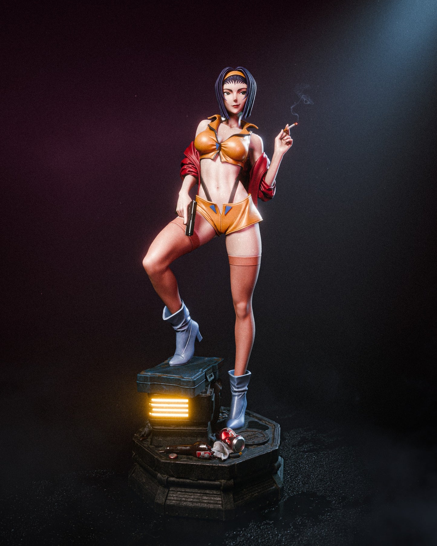 Faye Valentine Statue 3D-Printed Kit