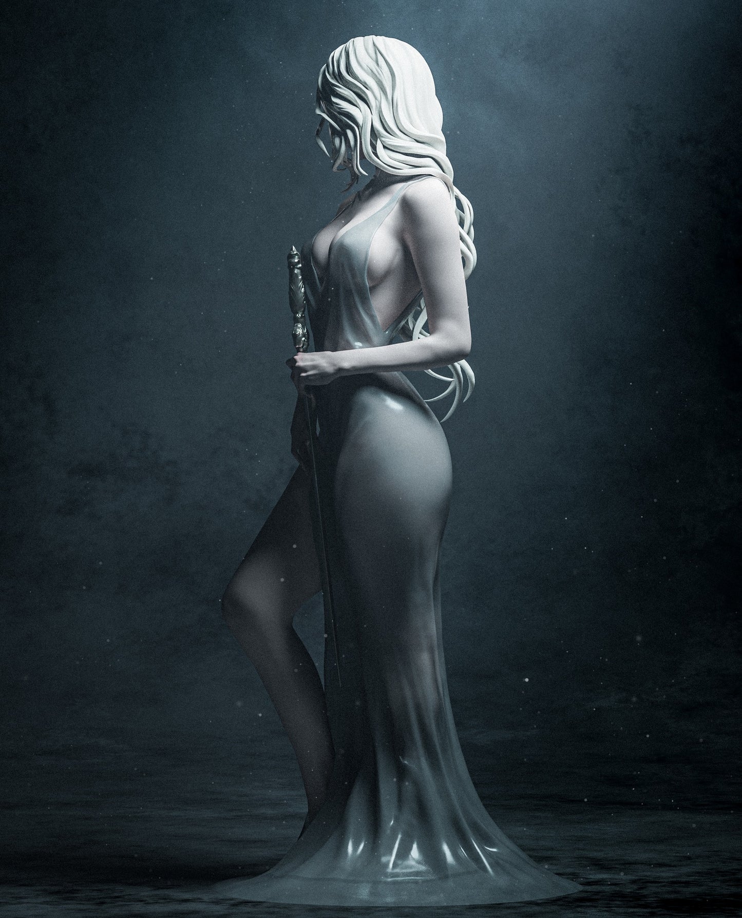 Lady Of The Lake Statue 3D-Printed Kit