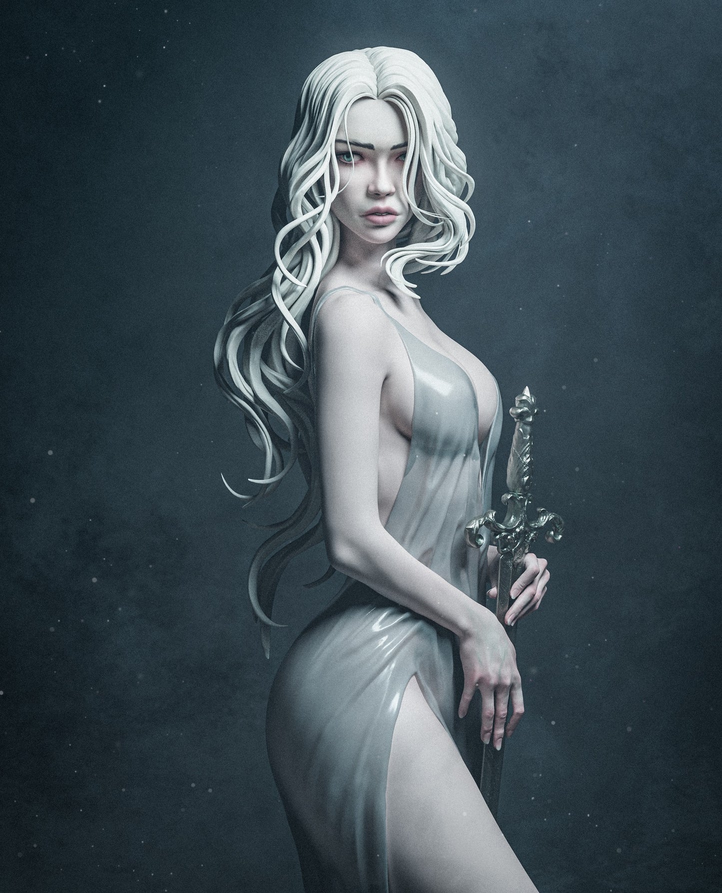 Lady Of The Lake Statue 3D-Printed Kit