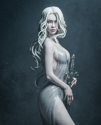 Lady Of The Lake Statue 3D-Printed Kit