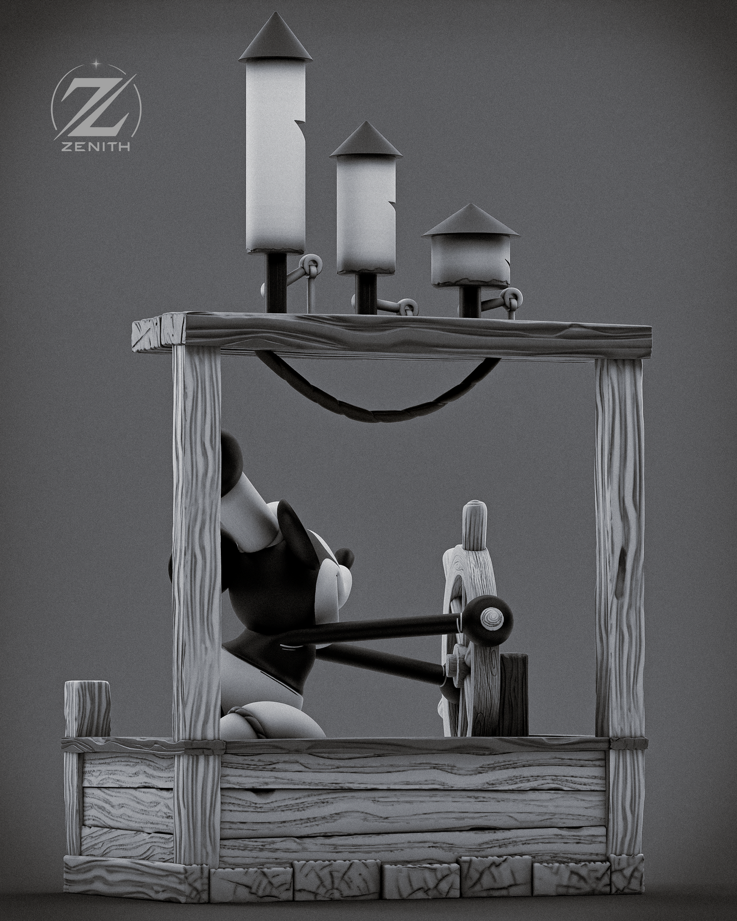 Mickey Statue 3D-Printed Kit