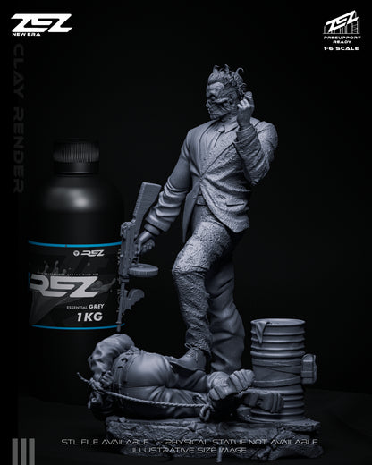 Two Face Statue 3D-Printed Kit