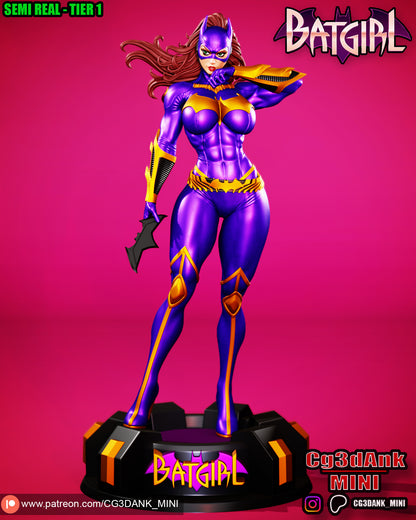 Batgirl Statue 3D-Printed Kit