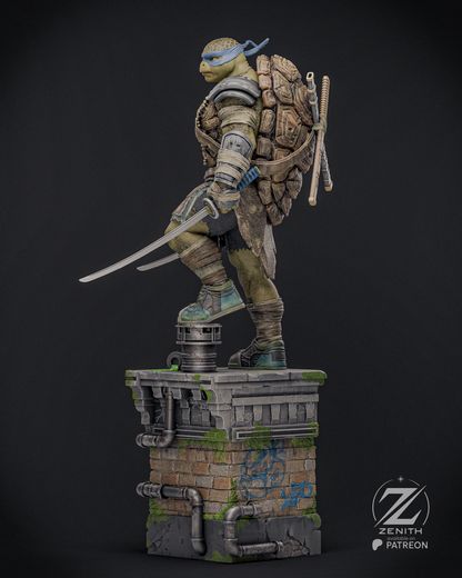Leonardo TMNT Statue 3D-Printed Kit