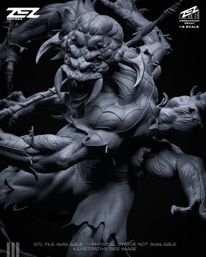 Man Spider Statue 3D-Printed Kit