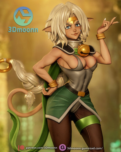 Aisha ClanClan Statue