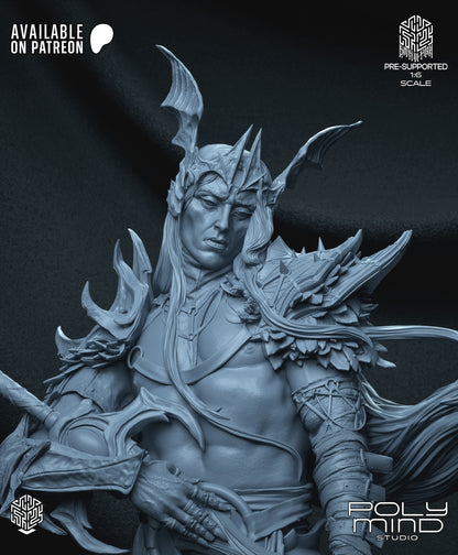 Elf King Statue 3D-Printed Kit