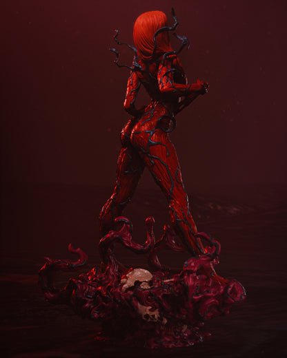 Carnage Mary Jane Statue 3D-Printed Kit