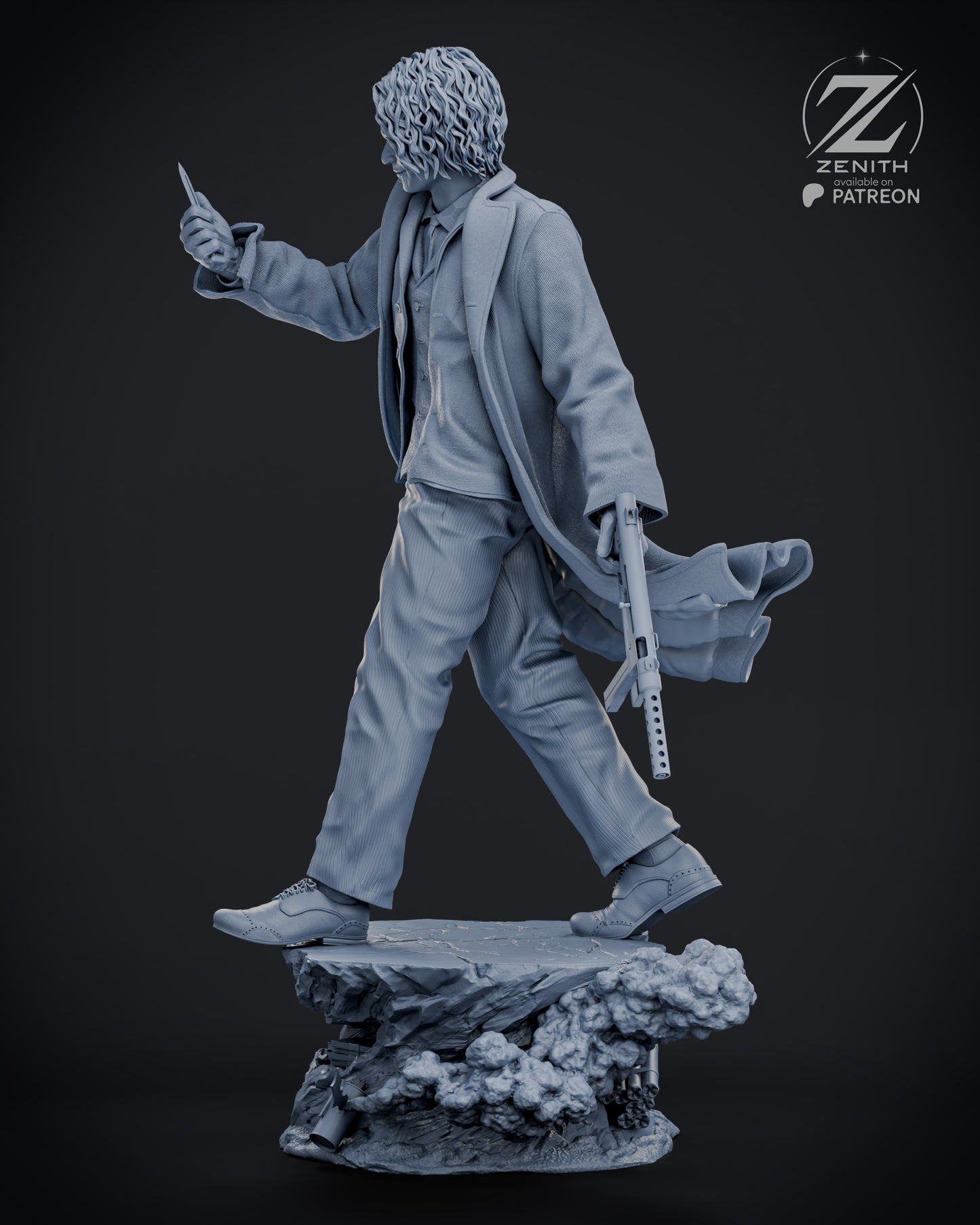 Joker Statue 3D-Printed Kit