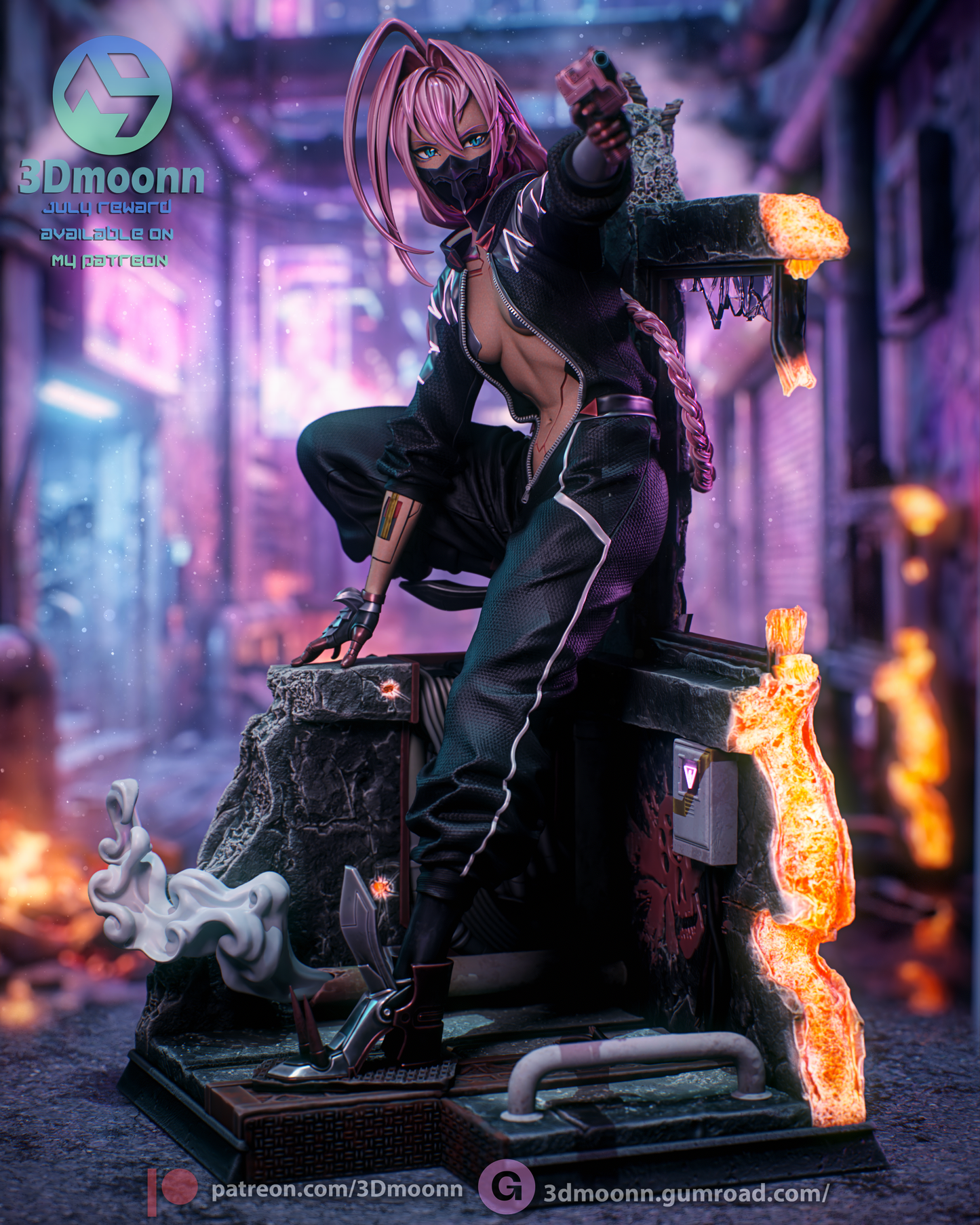 Talia Yang Statue 3D-Printed Kit