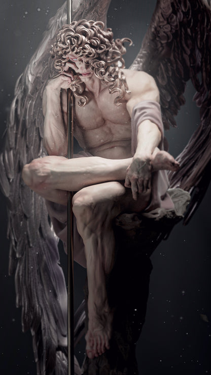 Fallen Angel Statue 3D-Printed Kit