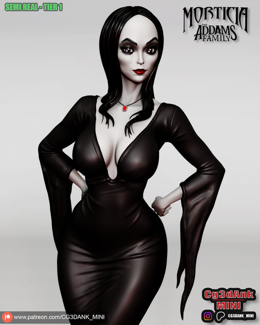 Morticia Addams Statue
