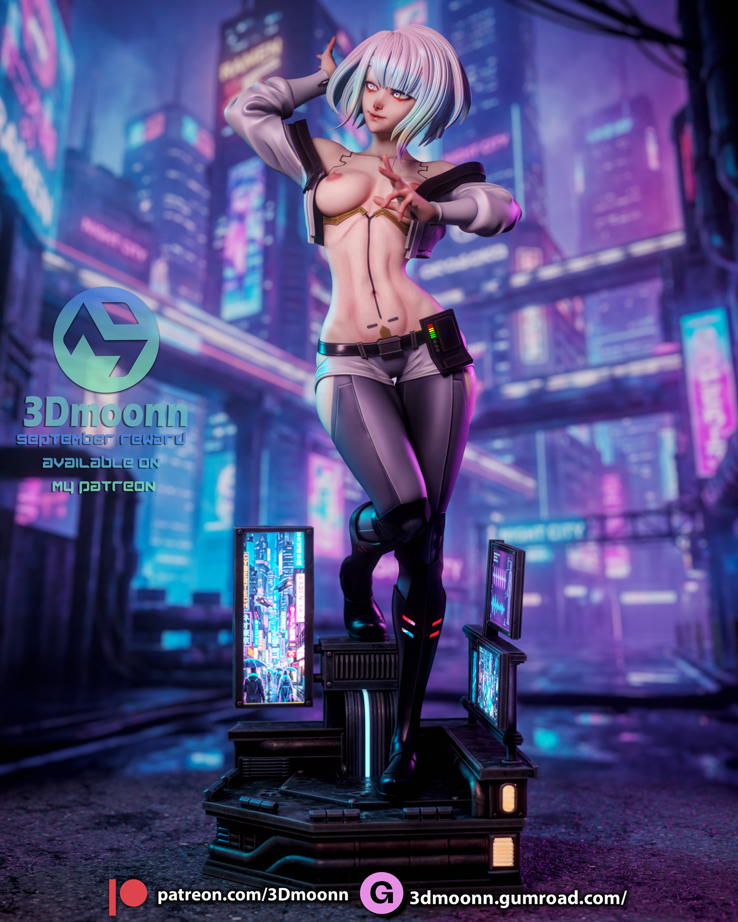 Lucy - Cyberpunk Edgerunners 3D-Printed Kit
