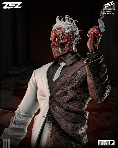Two Face Statue 3D-Printed Kit