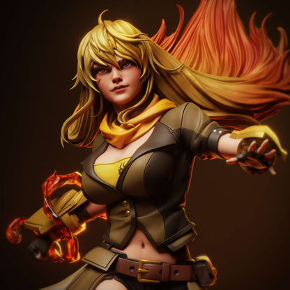 Yang Xiao Long Statue 3D-Printed Kit