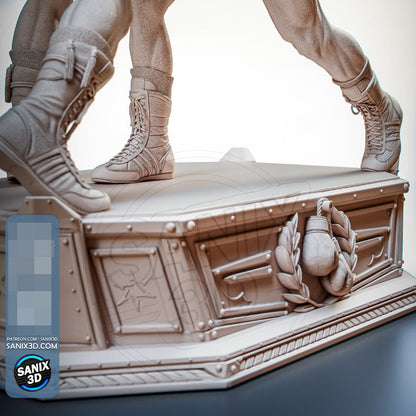Rocky VS Drago Statue 3D-Printed Kit