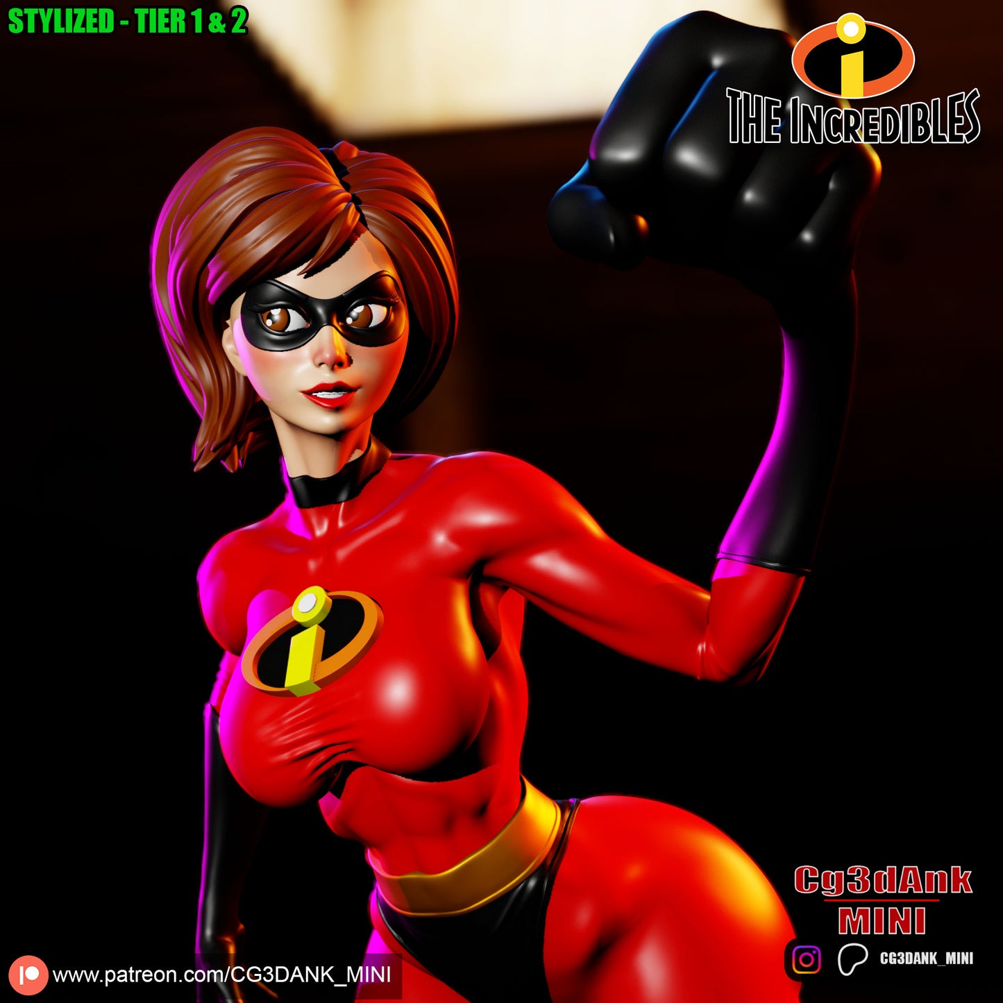 Elastigirl Statue